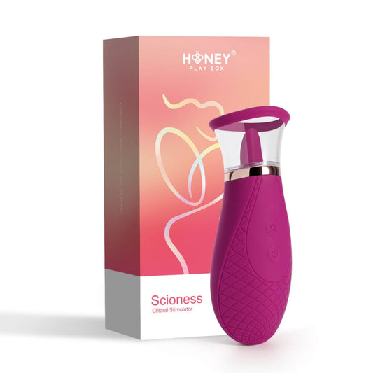 Scioness, Stimulateur de Pompe Clitoridien Avec Langue Vibrante