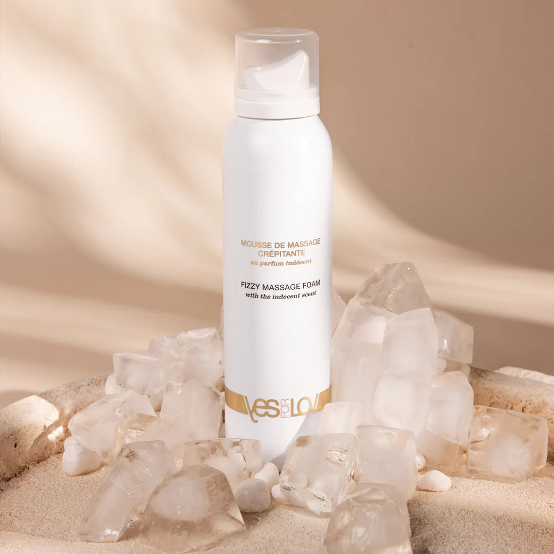 Mousse de massage crépitante au parfum indécent