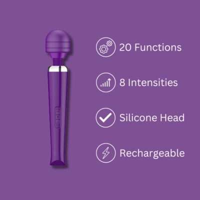 Magic Wand Rechargeable, le vibromasseur magic wand de Loving Joy