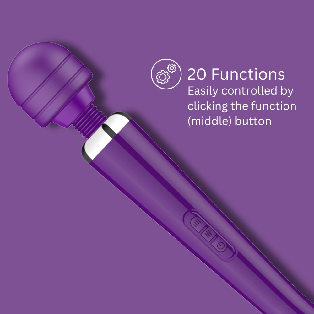 Magic Wand Rechargeable, le vibromasseur magic wand de Loving Joy