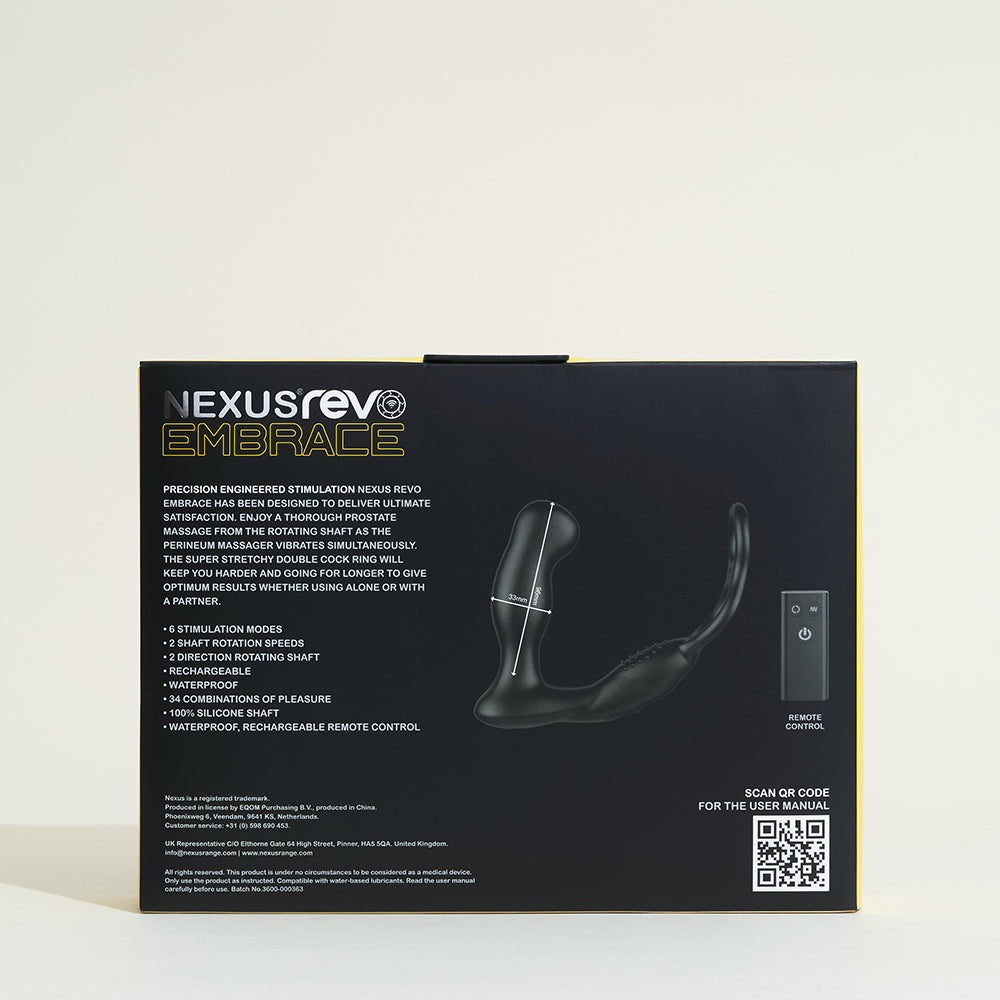 Stimulateur prostatique télécommandé Revo Embrace de Nexus