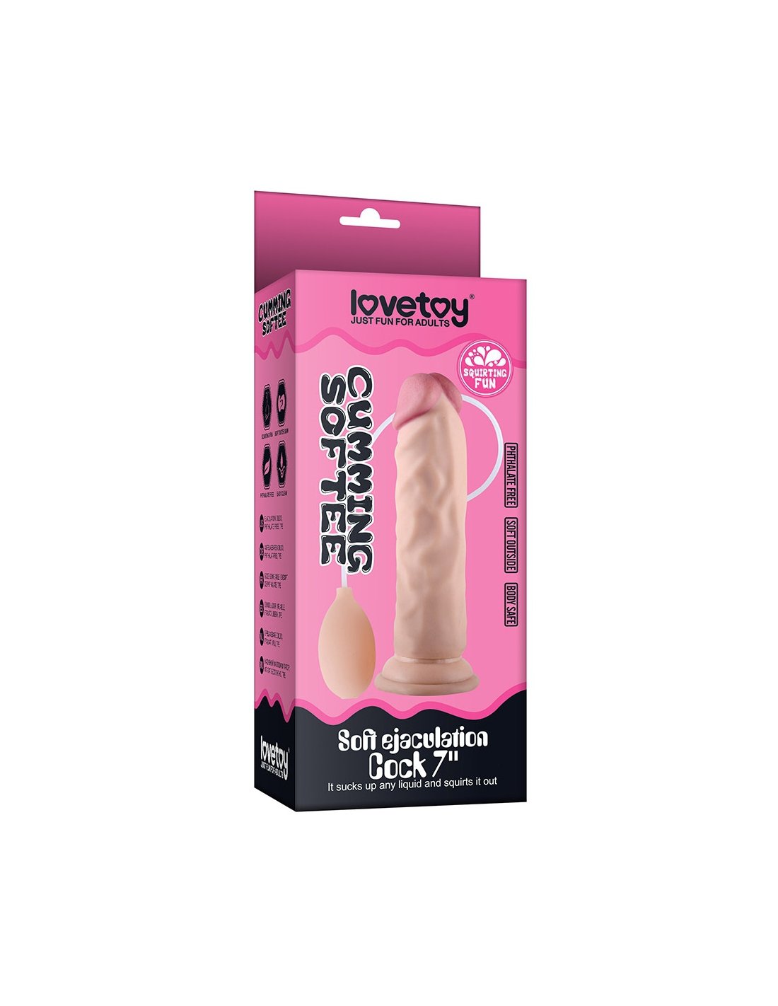 Godemichet éjaculateur, le cumming softee