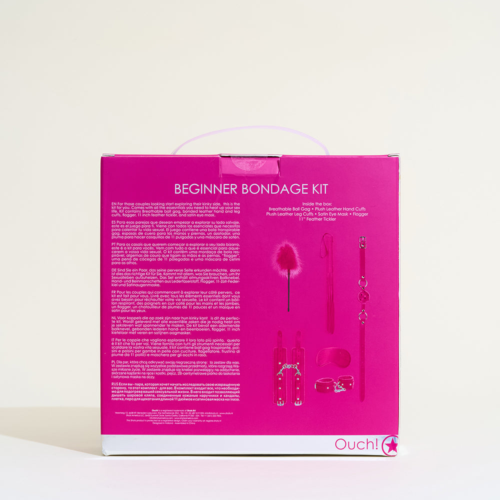 Kit de bondage débutant 6 pièces