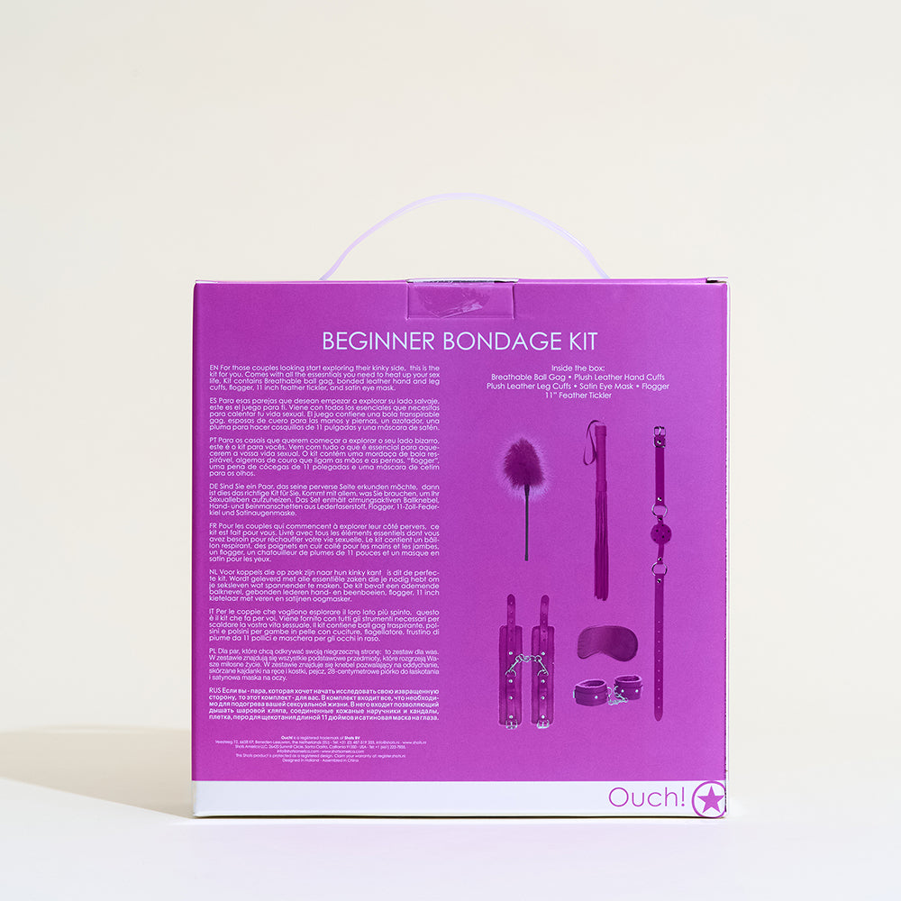 Kit de bondage débutant 6 pièces