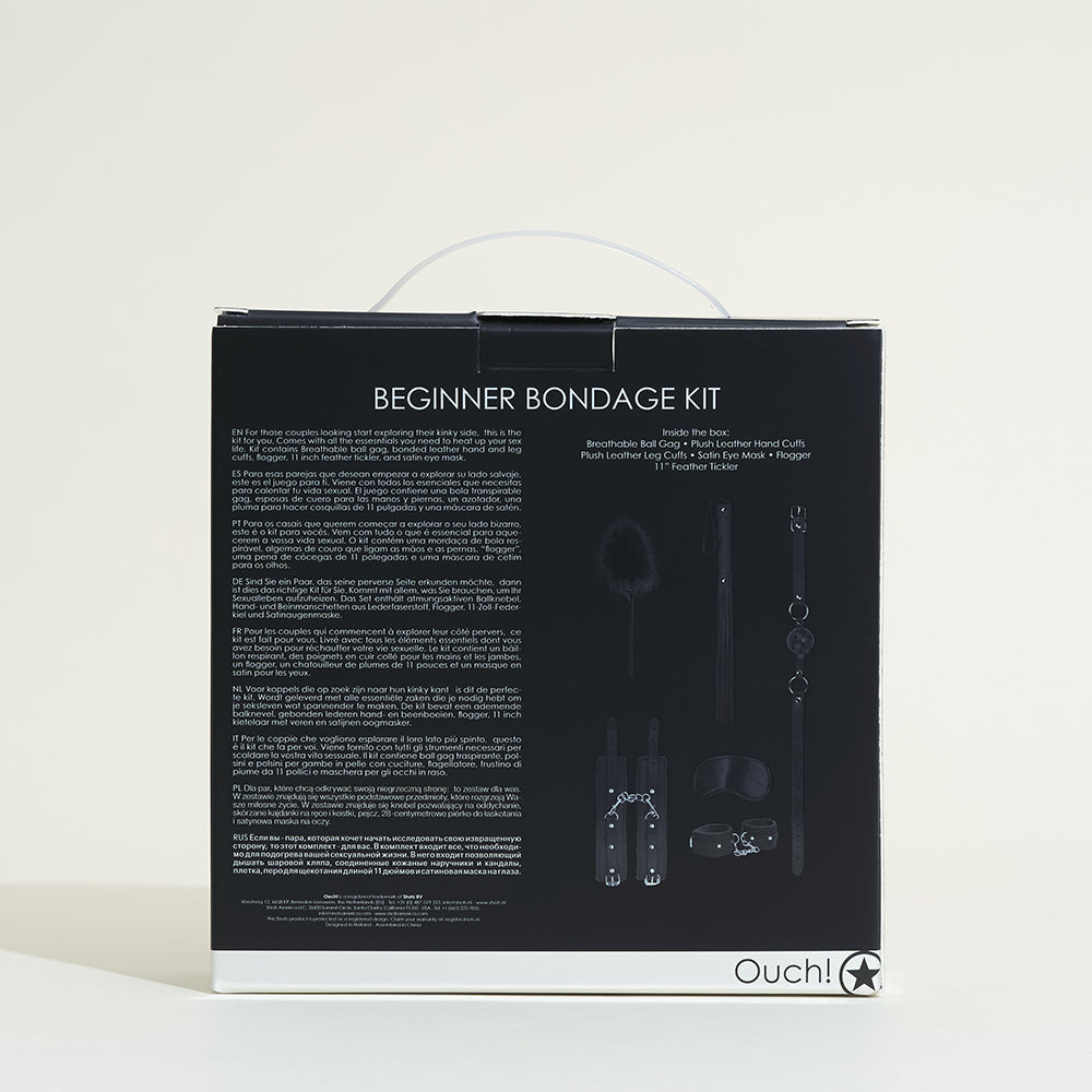 Kit de bondage débutant 6 pièces