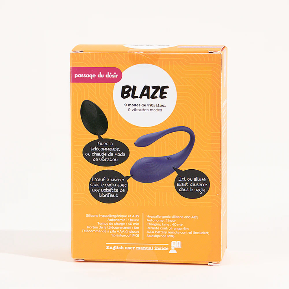 Blaze, l'œuf vibrant télécommandé