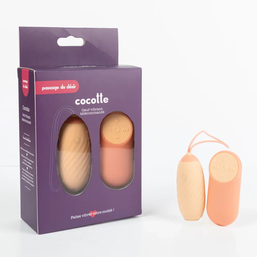 Cocotte, œuf vibrant télécommandé