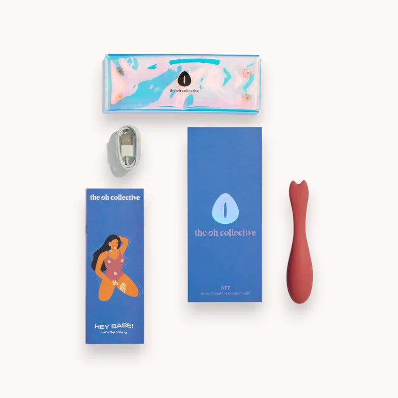 Vibromasseur point G et Clitoridien KIT