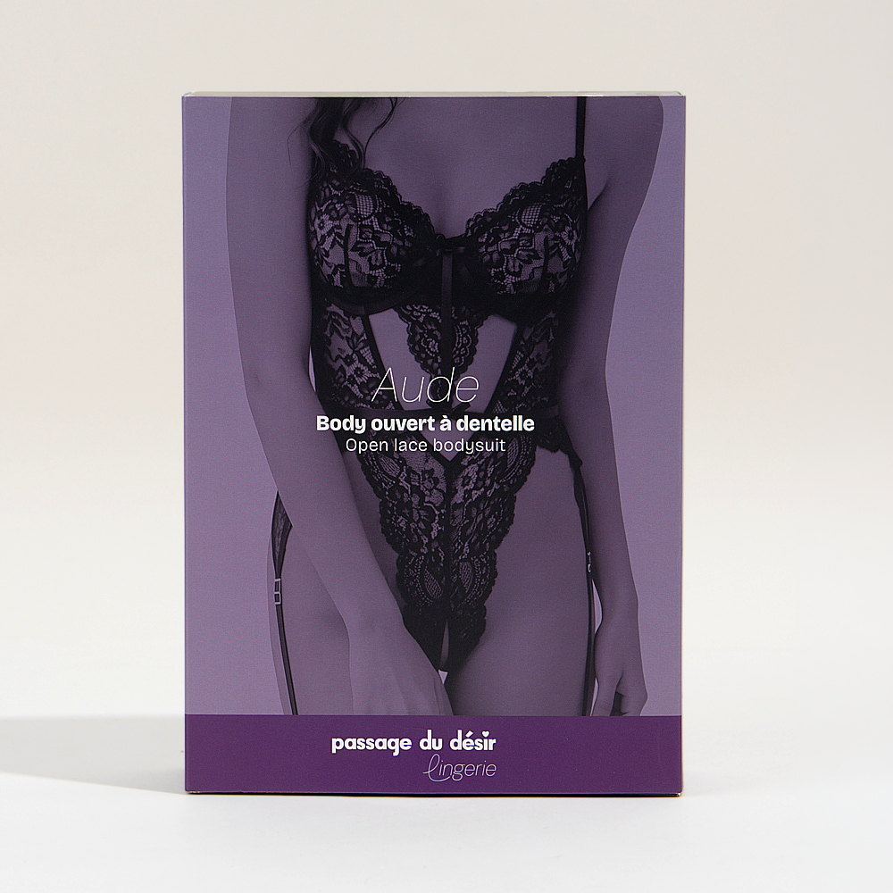 Body ouvert à dentelle Aude