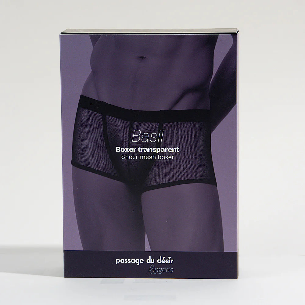 Basil, le boxer transparent