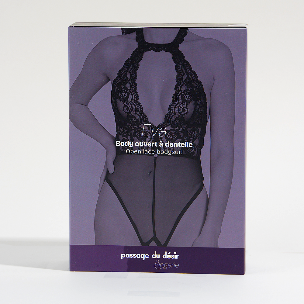 Body ouvert à dentelle Eva