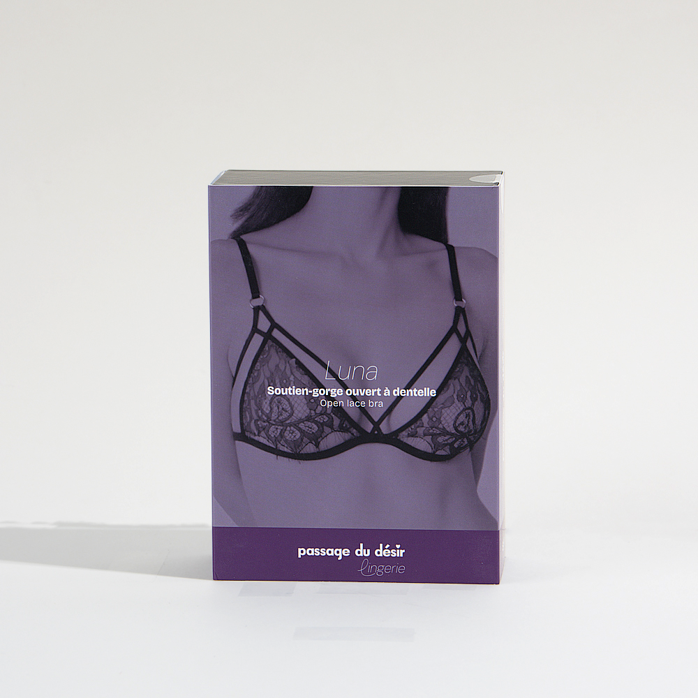 Soutien-gorge ouvert à dentelle Luna