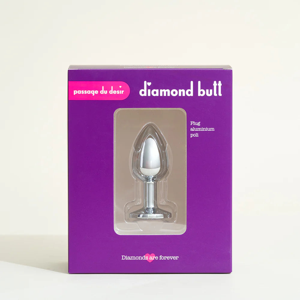 Diamond butt, plug en aluminium poli
