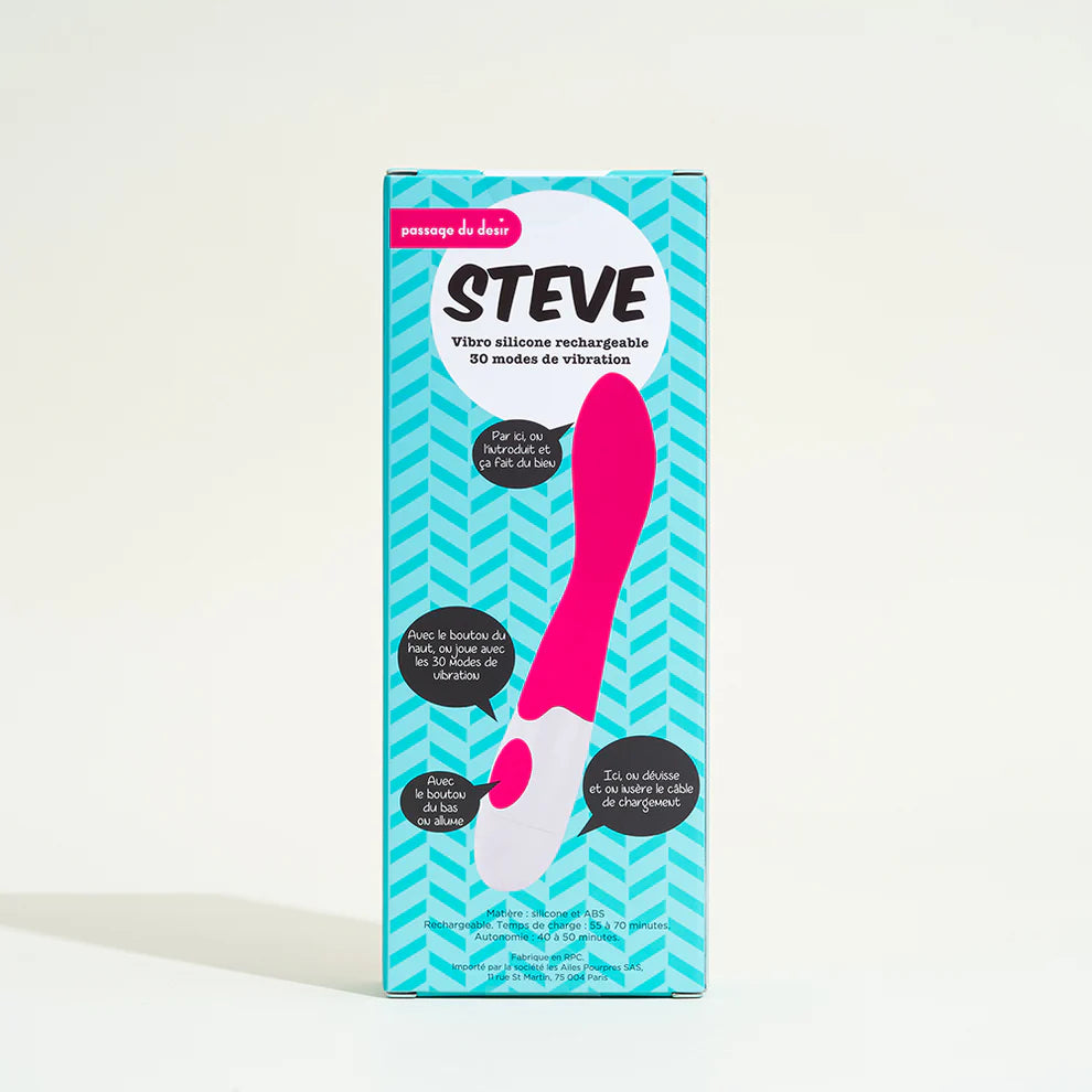 Steve, le vibromasseur silicone