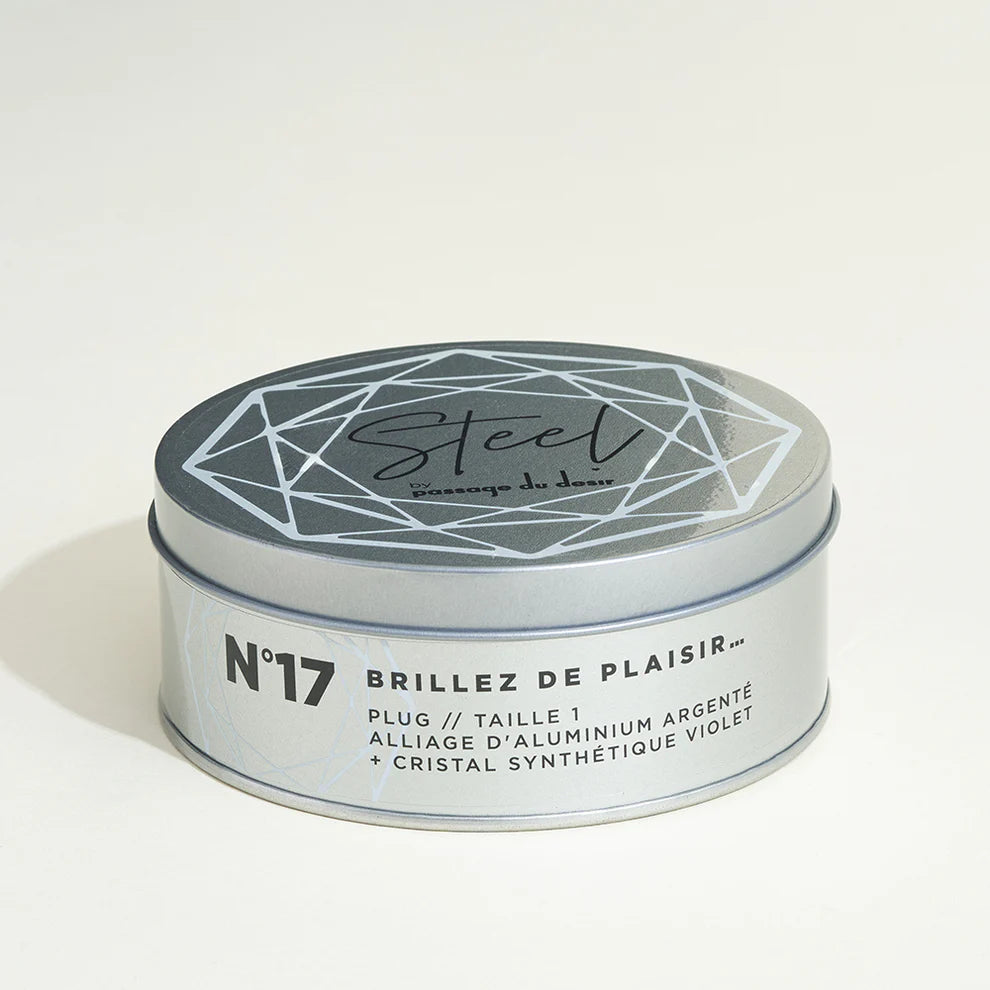 Plug Métal Cristal Violet - Le Steel Numéro 17