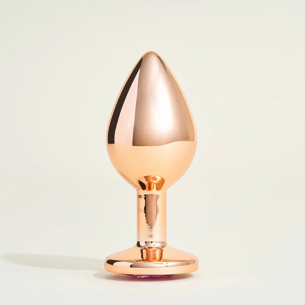 Steel n31, le plug métal avec cristal rose