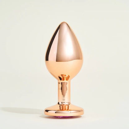 Steel n31, le plug métal avec cristal rose