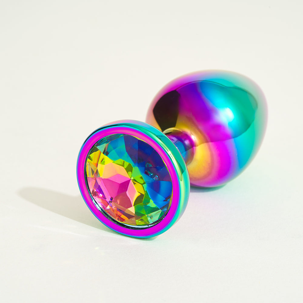 Plug métal bijou rainbow Steel