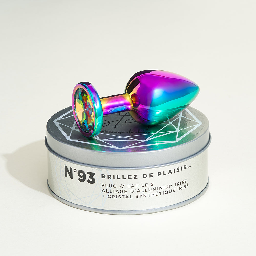 Plug métal bijou rainbow Steel