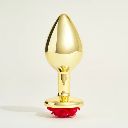 Plug métal avec rose rouge, Steel numéro 12