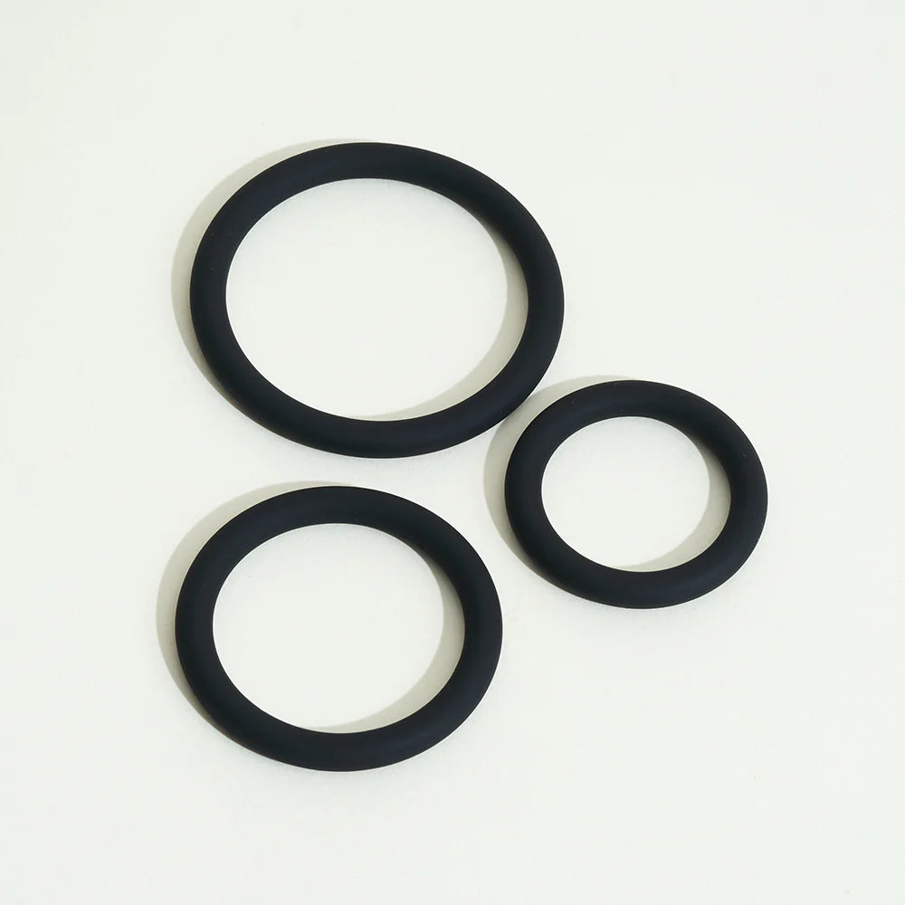 Trio de cockring en silicone