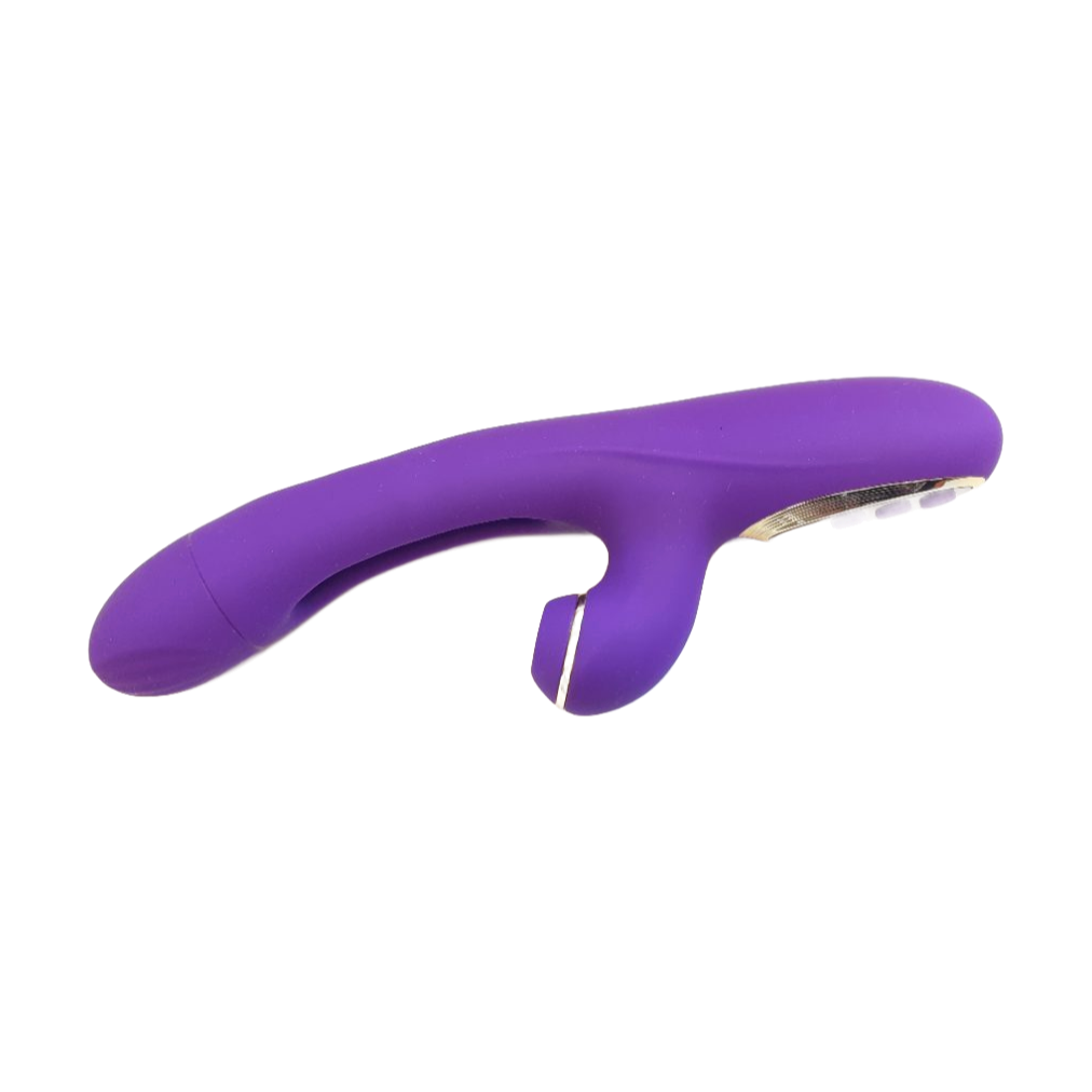 Stimulateur double en silicone violet