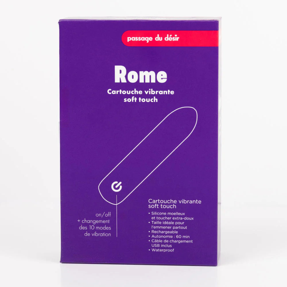 Rome, le bullet en silicone vibrant et doux