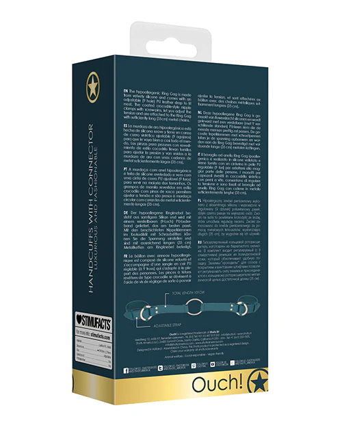 Menottes avec connecteur en cuir