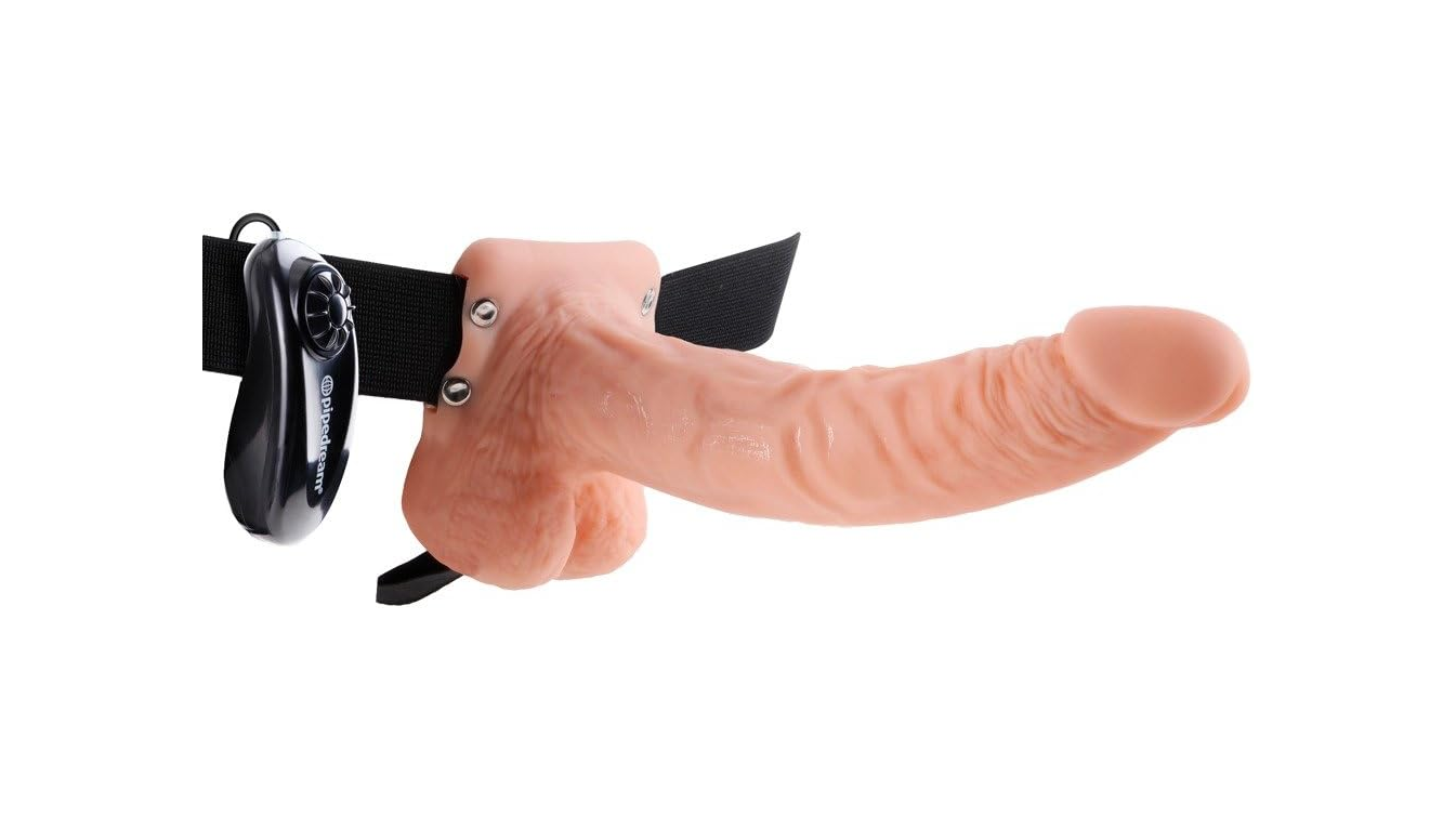 Gode ceinture creux et vibrant 22.9 cm