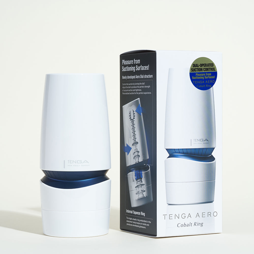 Tenga Aero Cobalt & Silver Ring