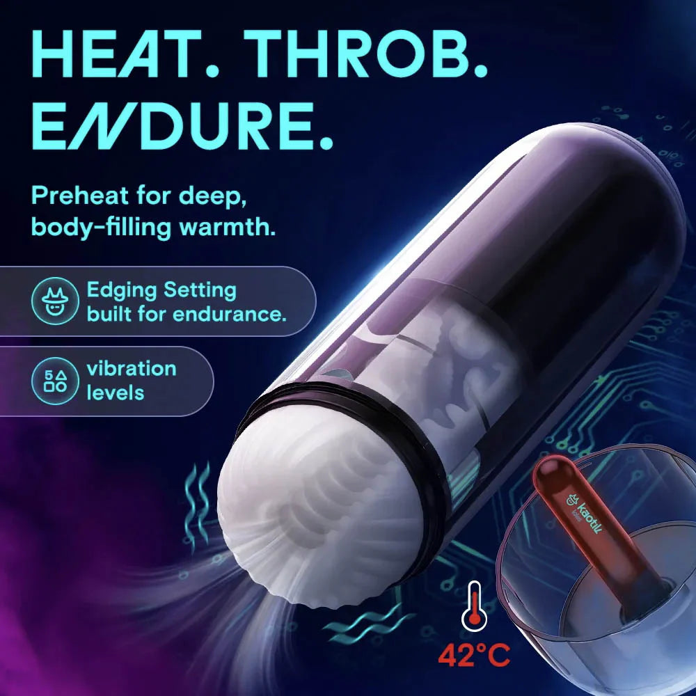 Cocoon, le masturbateur chauffant connecté de Kaotik Labs - Sans gaine