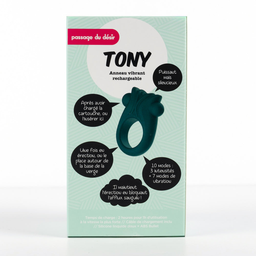 Tony, l'anneau pénien vibrant de Wondertoy