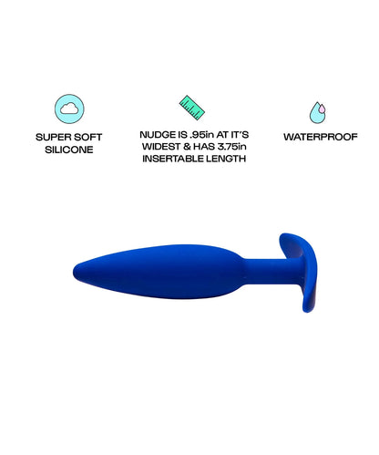 Nudge, le plug anal en silicone pour débutant.e
