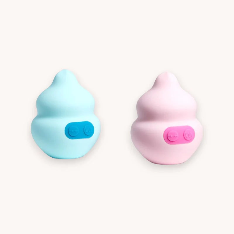 Galet vibrant moelleux à presser Squish