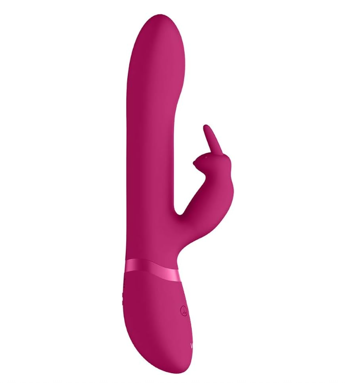 Vibromasseur rabbit à billes stimulantes, Amoris