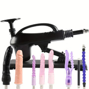 Le "pistolet d'amour", machine automatique avec adaptateurs et plaque ventouse