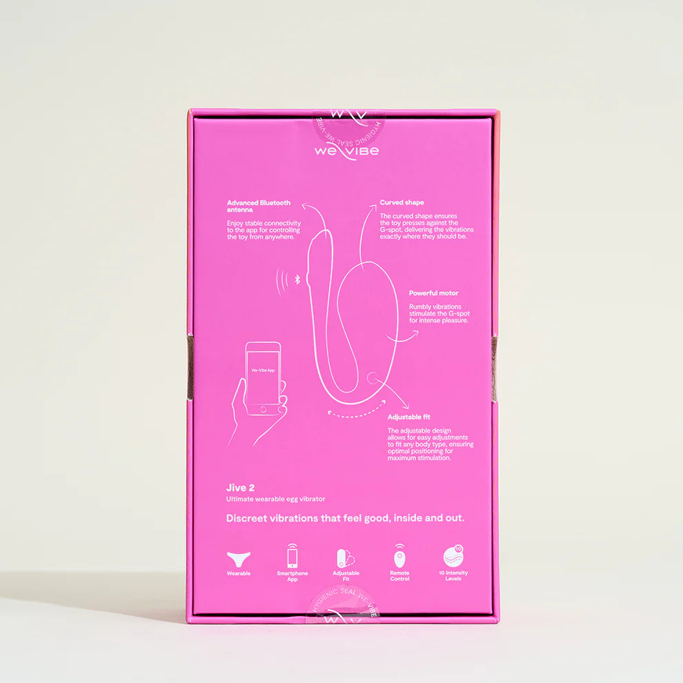 Jive 2, œuf vibrant connecté avec télécommande