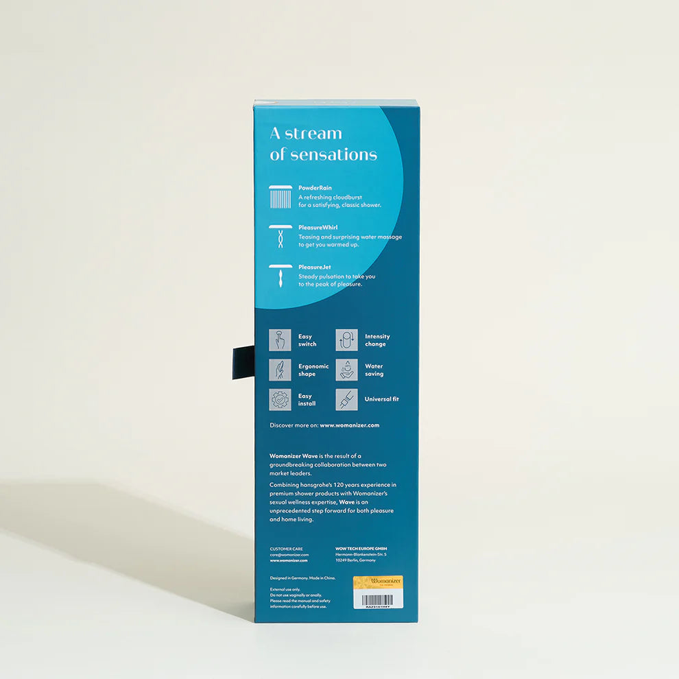 Wave, le pommeau de douche discret et coquin