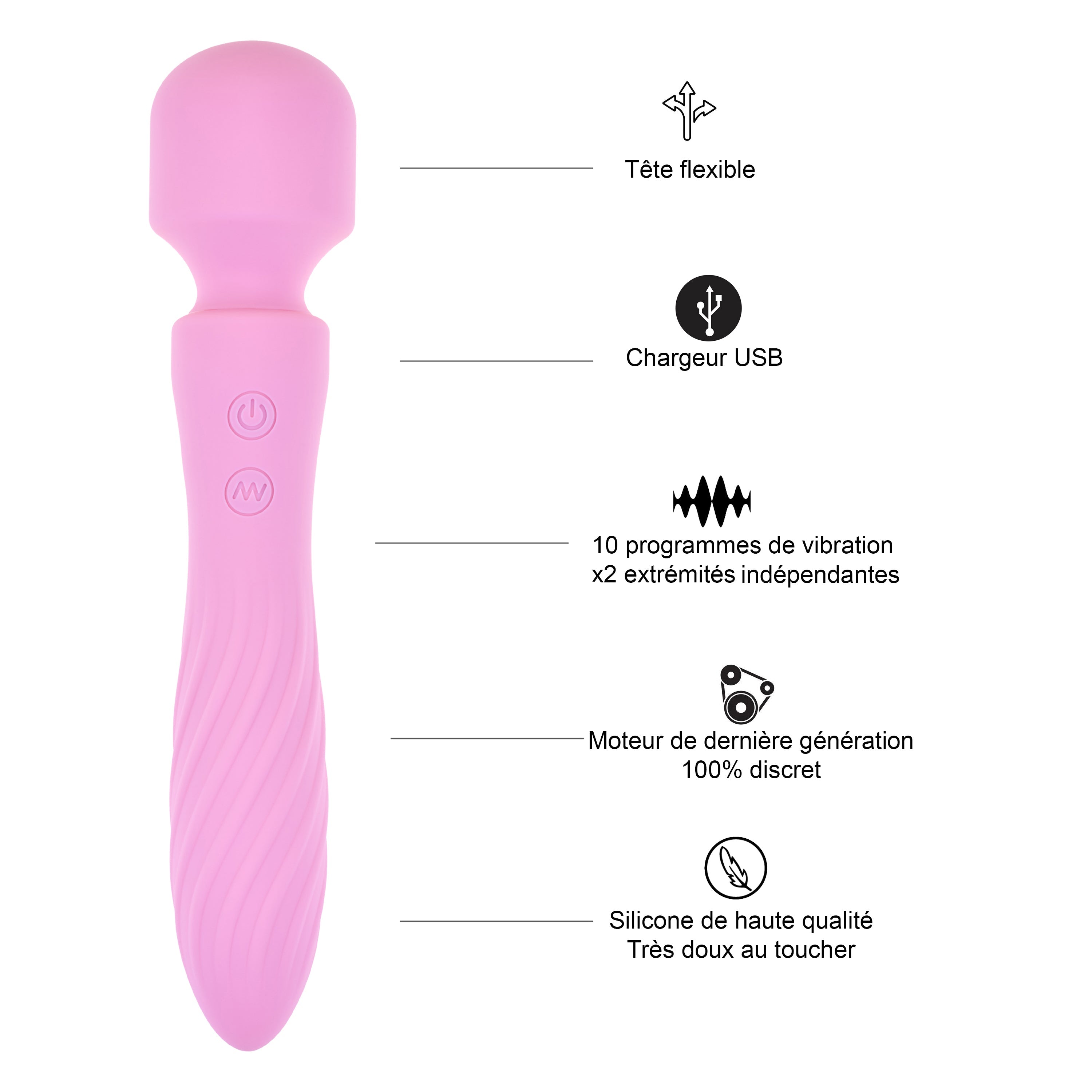 Play, le vibromasseur Magic Wand de Play
