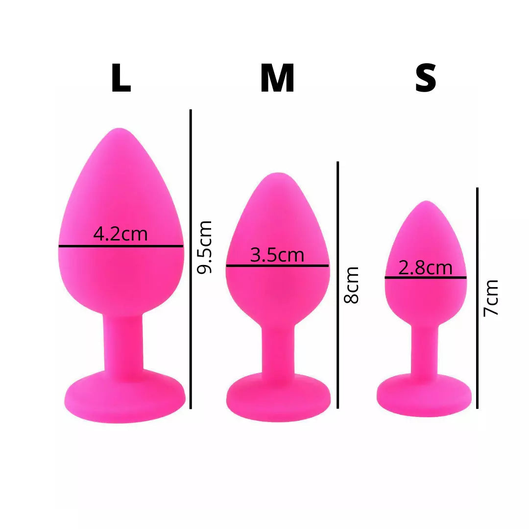 Plug anal en silicone diamant Dreamy toys