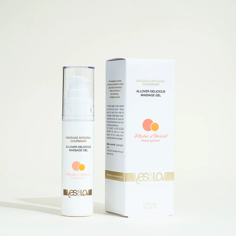 Massage intégral et lubrifiant gourmand - Pêche Abricot