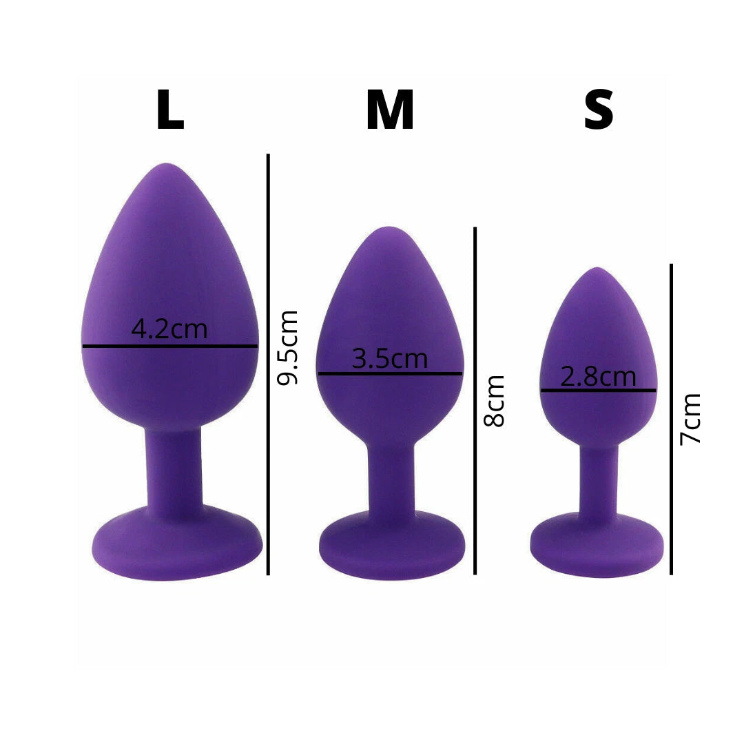 Plug anal en silicone diamant Dreamy toys
