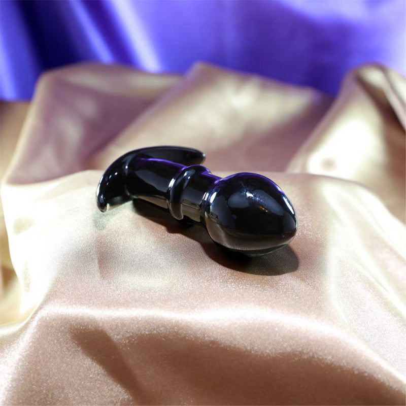 Plug verre pyrex noir de Glassy Toy