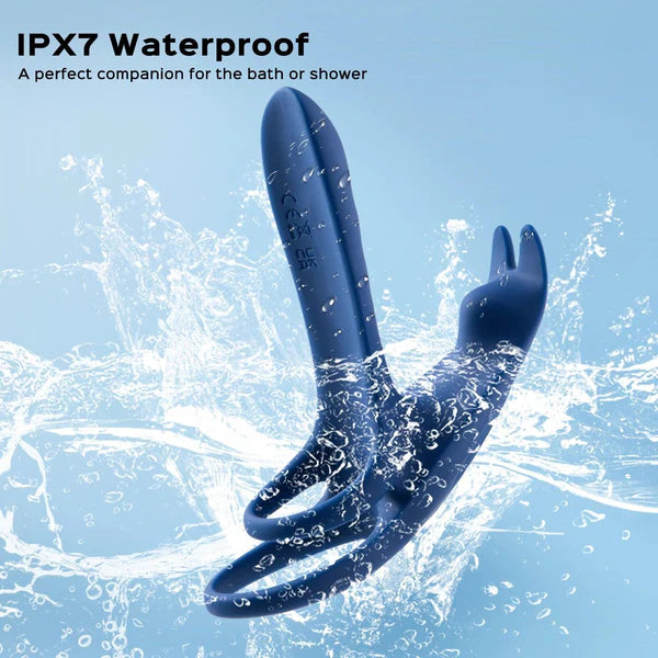 Bluefox anneau vibrant agrandisseur de penis