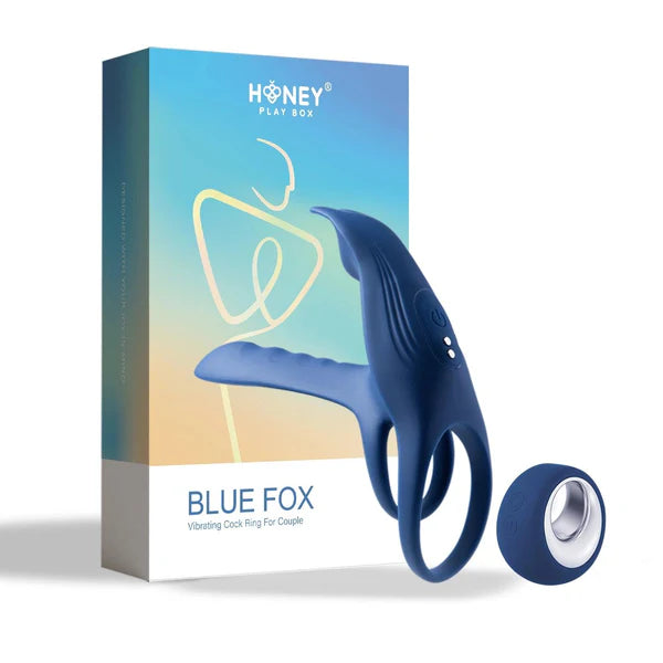 Honeyplaybox - Bluefox anneau vibrant agrandisseur de penis