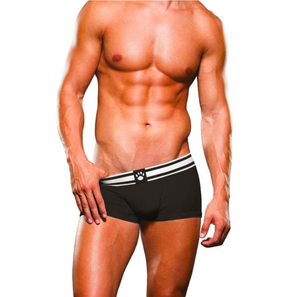 Boxer noir et blanc Prowler