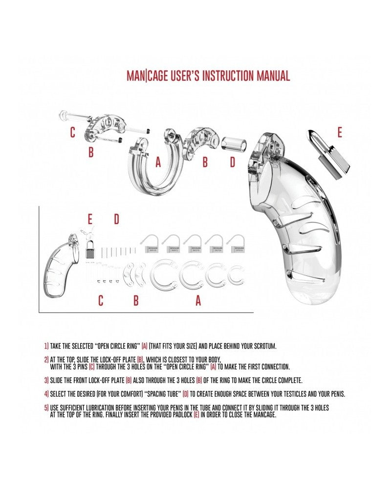 ManCage Modèle 03, la cage de chasteté de ManCage