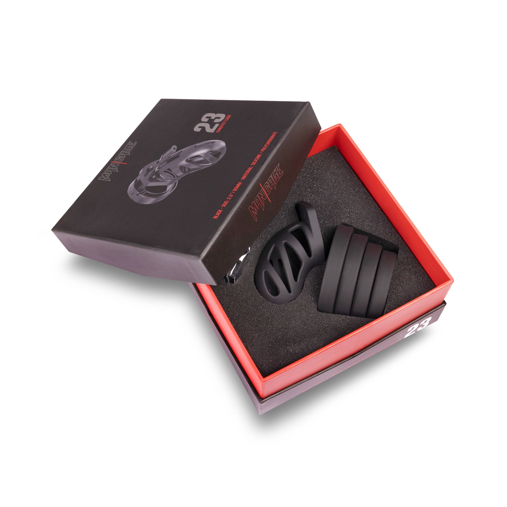 Cage à pénis en silicone, le modèle 23