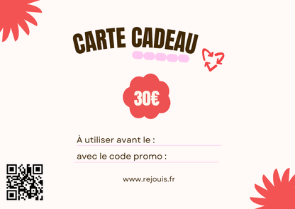 La Carte cadeau Rejouis