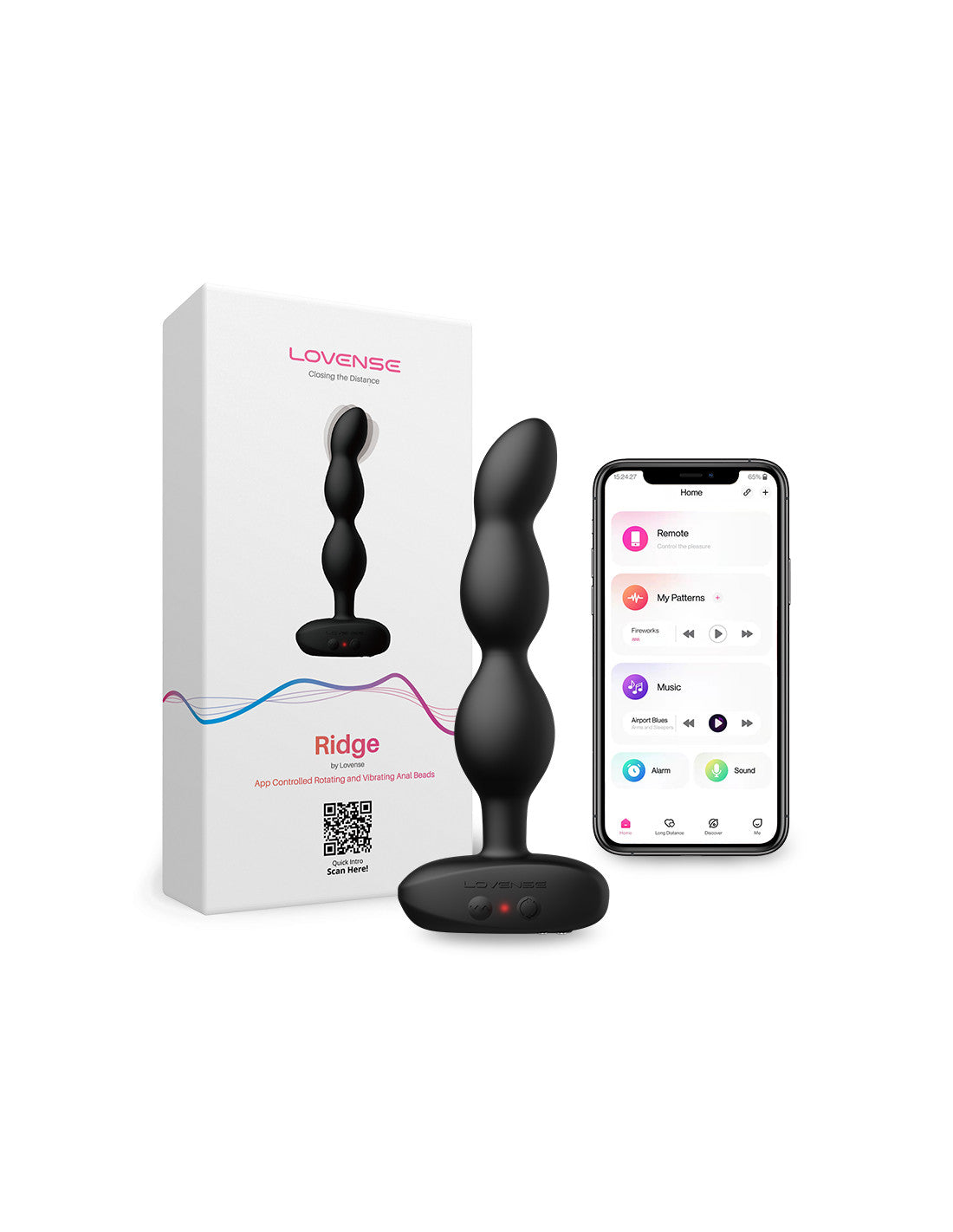 Ridge Perles anales vibrantes et rotatives